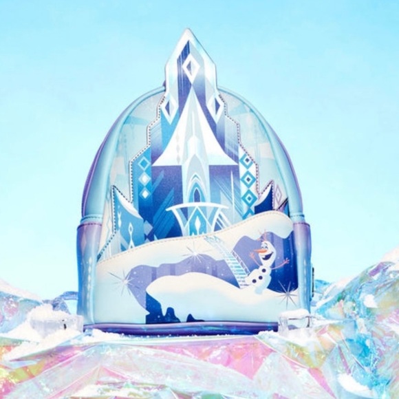 Loungefly Frozen Princess Elsa ice castle backpack - Picture 2 of 9